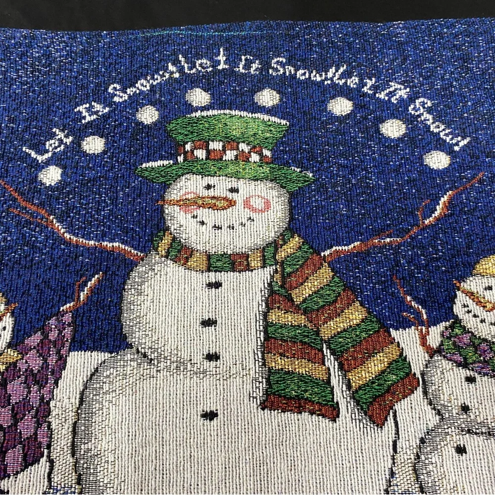 Snowman placemats vintage 13